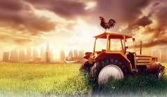 city tractor rooster1