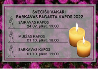 Svecisu vakari Barkavas pagasta kapos 2022